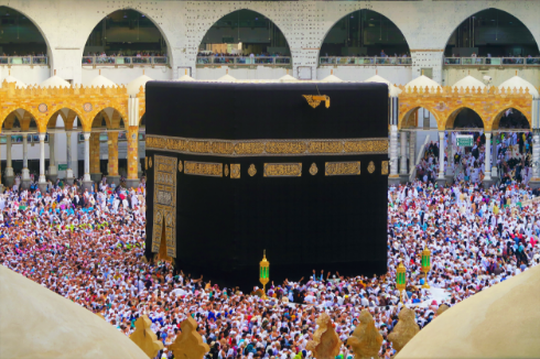 Image de kaaba pendant le hajj